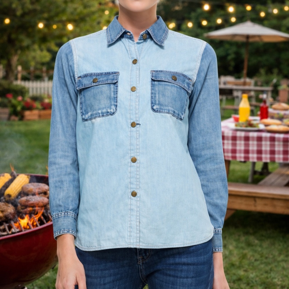 D-ID AMAZONE CHAMBRAY SHIRT